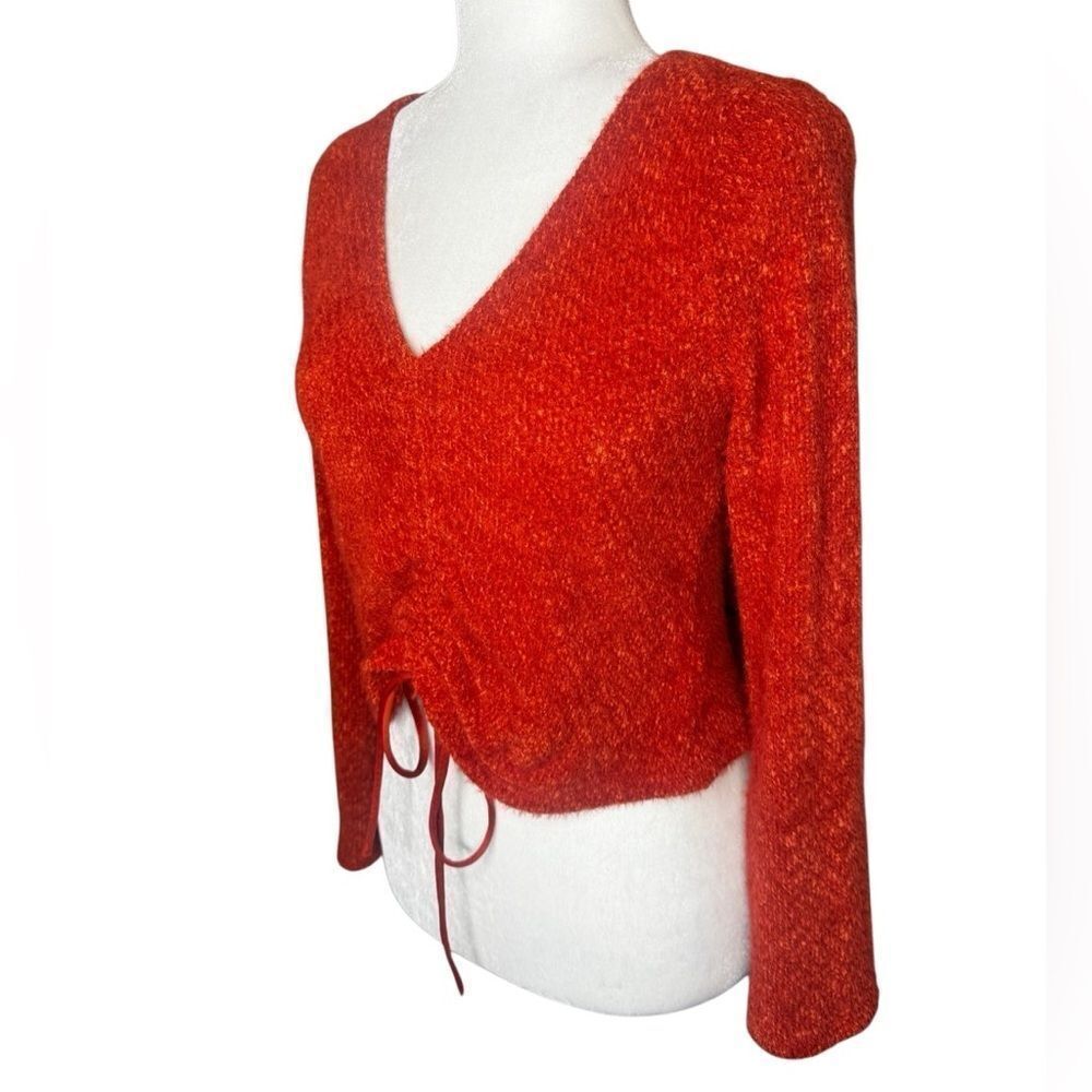 Altar’s State Mohair knit crop sweater size Large - Picture 2 of 7